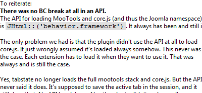SmartGit's markdown-enabled comment system compatible with GitHub-flavored markdown for rich code review formatting.