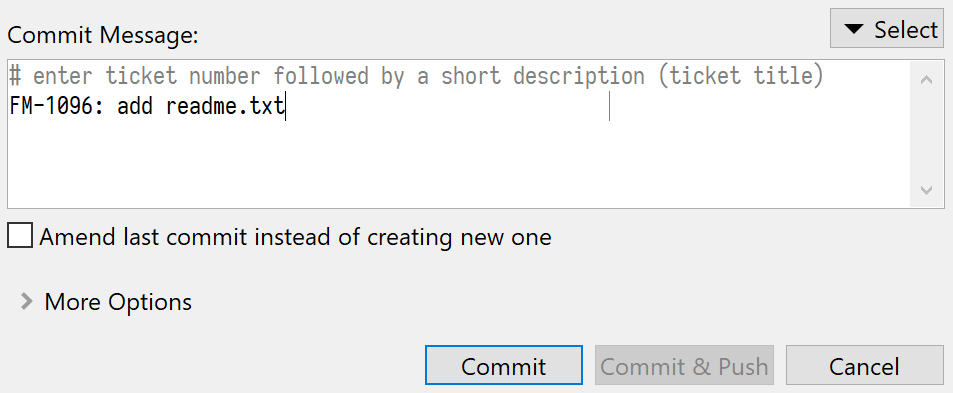 Commit Message Templates.