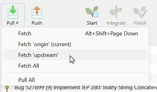 SmartGit 23.1 enhanced multi-remote operations with selective fetch and pull options